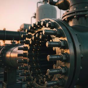 Flanged pipe joints in a modern power plant