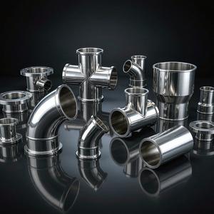 Butt-weld elbows, tees and reducers displayed like luxury goods